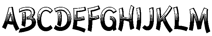 El Paso Regular Font UPPERCASE