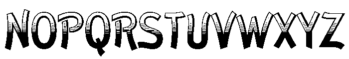 El Paso Regular Font UPPERCASE