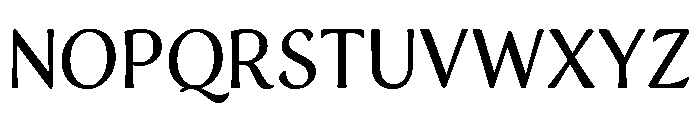 Elaina SemiSerif Regular Font UPPERCASE