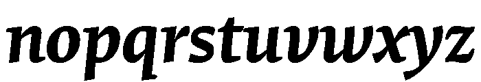 Elena Bold Italic Font LOWERCASE