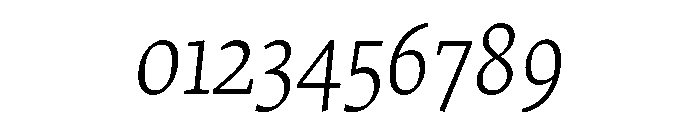 Elena Light Italic Font OTHER CHARS
