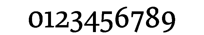 Elena Medium Font OTHER CHARS