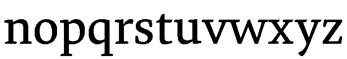 Elena Medium Font LOWERCASE