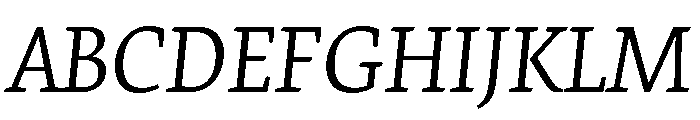 Elena Regular Italic Font UPPERCASE