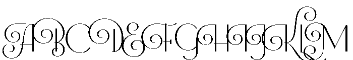 Elipses Bold Font UPPERCASE