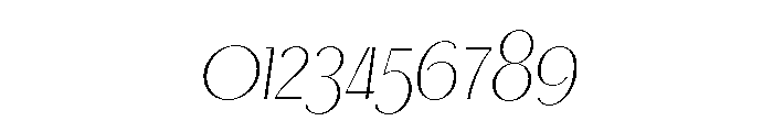 Elipses Regular Italic Font OTHER CHARS