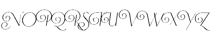 Elipses Regular Italic Font UPPERCASE