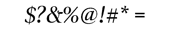 Ellery Bold Italic Font OTHER CHARS