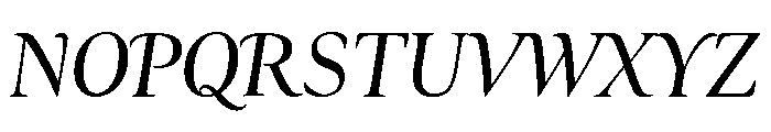 Ellery Bold Italic Font UPPERCASE