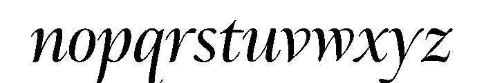 Ellery Bold Italic Font LOWERCASE