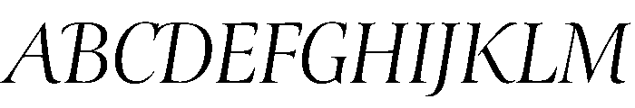 Ellery Italic Font UPPERCASE