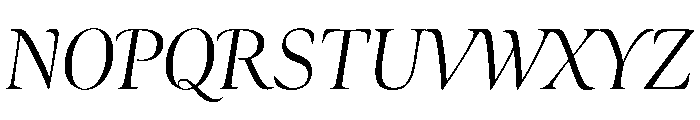 Ellery Italic Font UPPERCASE