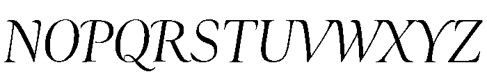 Ellery Regular Italic Font UPPERCASE