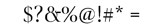 Ellery Regular Font OTHER CHARS