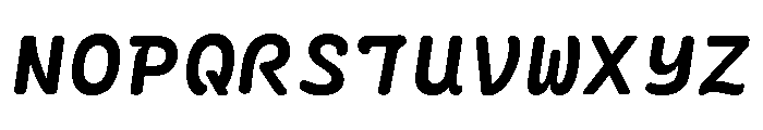 Ellograph Bold Italic Font UPPERCASE