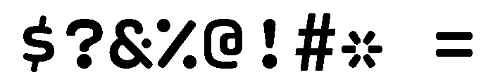 Ellograph Bold Font OTHER CHARS