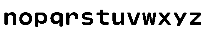 Ellograph Bold Font LOWERCASE