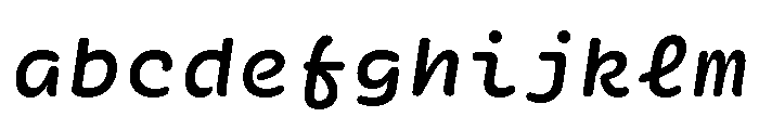 Ellograph Demi Bold Italic FONT