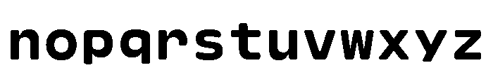 Ellograph Extra Bold Font LOWERCASE
