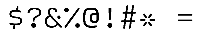 Ellograph Extra Light Font OTHER CHARS