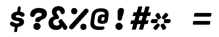 Ellograph Heavy Italic Font OTHER CHARS
