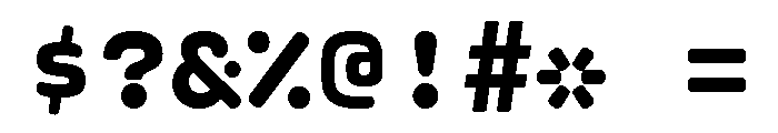 Ellograph Heavy Font OTHER CHARS