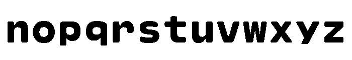Ellograph Heavy Font LOWERCASE