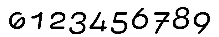 Ellograph Light Italic Font OTHER CHARS