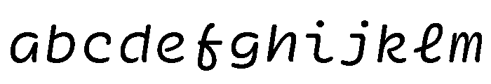 Ellograph Light Italic FONT