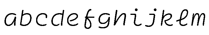 Ellograph Thin Italic FONT