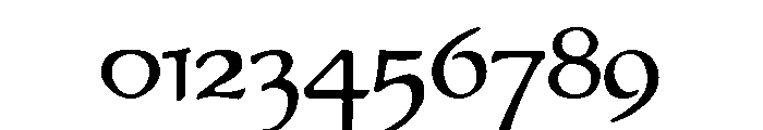 Elven Regular Font OTHER CHARS