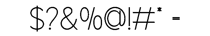 Emarys Regular Font OTHER CHARS