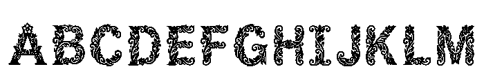 Emba Regular Font UPPERCASE