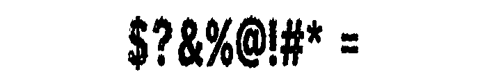 Ember Ravage Font OTHER CHARS