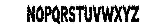 Ember Ravage Font UPPERCASE