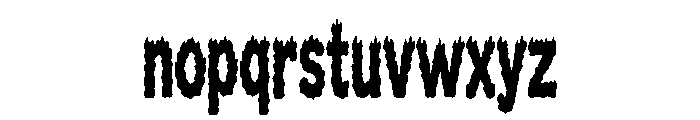 Ember Ravage Font LOWERCASE