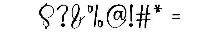 Embroidery Classic Font OTHER CHARS