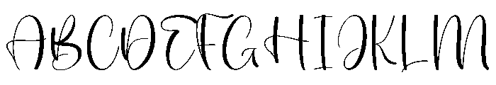 Embroidery Classic Font UPPERCASE