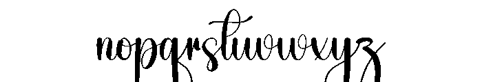 Embroidery Classic Font LOWERCASE