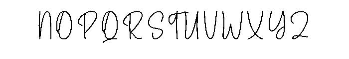 Embroidery2 Font UPPERCASE