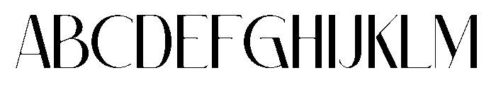 Emellda Font UPPERCASE
