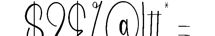 Emeralad Font OTHER CHARS