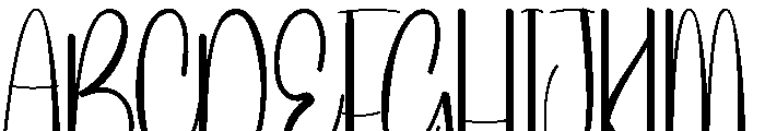 Emeralad Font UPPERCASE