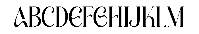 Emerale Font UPPERCASE
