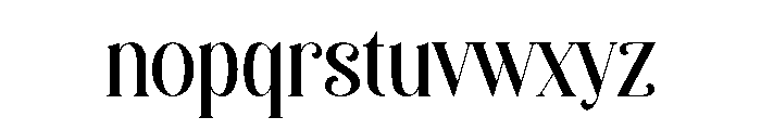 Emerale Font LOWERCASE
