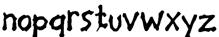 Emery Font LOWERCASE