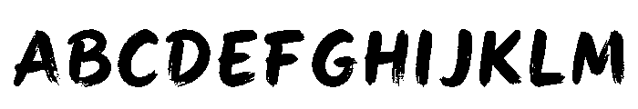 Emiko Regular Font UPPERCASE
