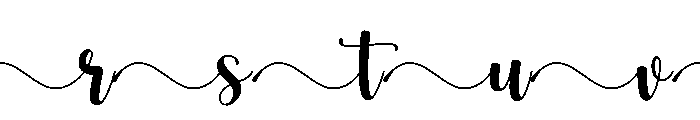 Emily Joseph Font - Tail Font UPPERCASE