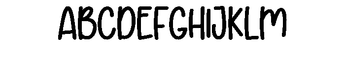 Emilya Birthday Font UPPERCASE