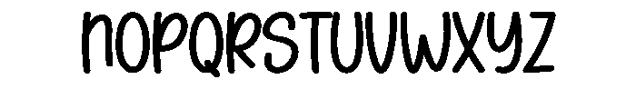 Emilya Birthday Font UPPERCASE